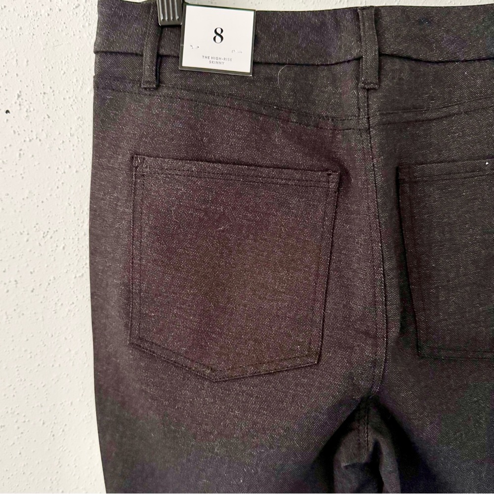 New WHBM High-Rise Skinny Jeans in Grey Women's Size 8 Soft Denim Knit Stretch - Picture 5 of 6
